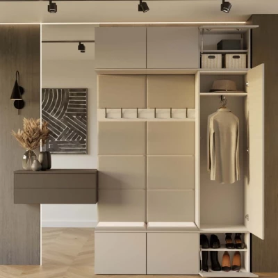 Předsíňová stěna s věšáky OPELIKA - kašmír