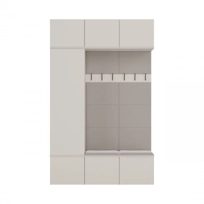 Předsíňová stěna s věšáky OPELIKA - kašmír