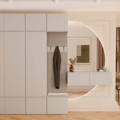 Velká předsíňová stěna OPELIKA - kašmír