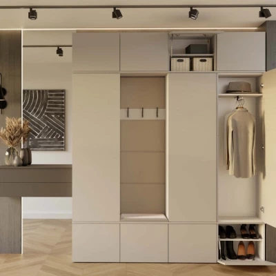 Velká předsíňová stěna OPELIKA - kašmír