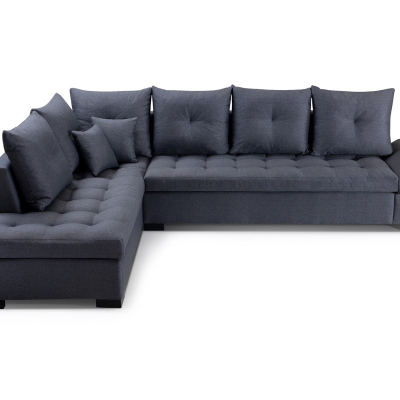 VÝPRODEJ - Elegantní sedací souprava GLASI - černá