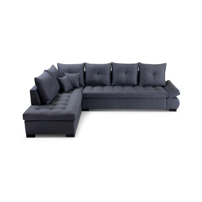 VÝPRODEJ - Elegantní sedací souprava GLASI - černá