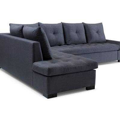 VÝPRODEJ - Elegantní sedací souprava GLASI - černá