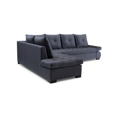 VÝPRODEJ - Elegantní sedací souprava GLASI - černá