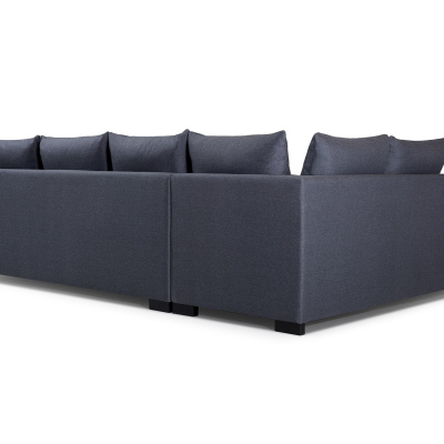 VÝPRODEJ - Elegantní sedací souprava GLASI - černá