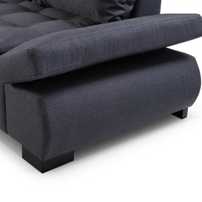 VÝPRODEJ - Elegantní sedací souprava GLASI - černá
