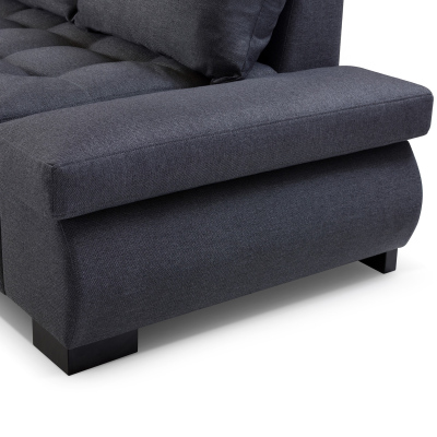 VÝPRODEJ - Elegantní sedací souprava GLASI - černá