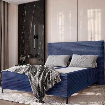 Kontinentální postel 140x200 MADRONA - modrá