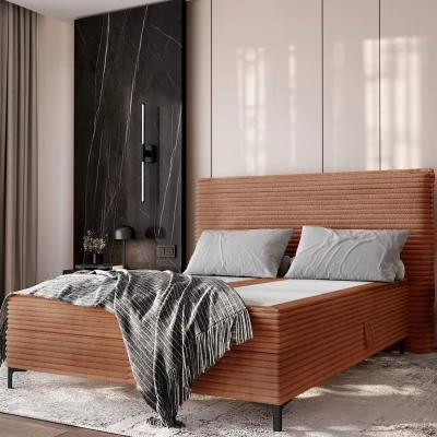 Kontinentální postel 160x200 MADRONA - cihlová