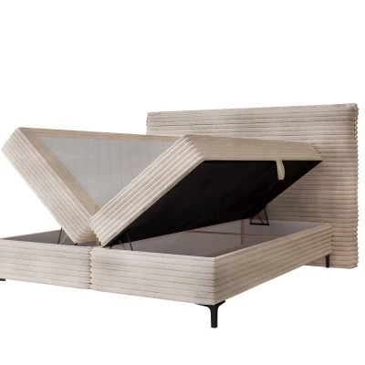 Kontinentální postel 180x200 MADRONA - khaki