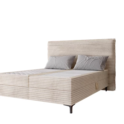 Kontinentální postel 200x200 MADRONA - khaki