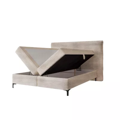 Kontinentální postel 200x200 MADRONA - khaki