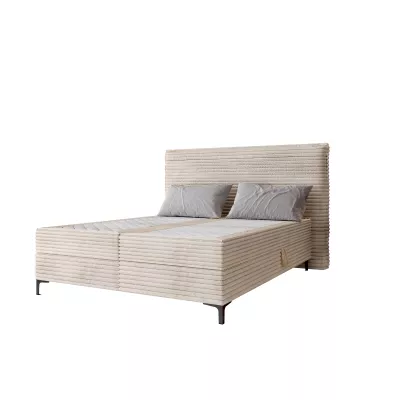 Kontinentální postel 200x200 MADRONA - černá