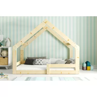 Domečková postel 80x160 SHIRA s matrací - borovice