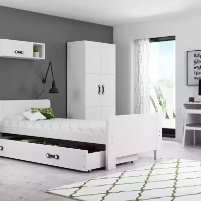 Jednolůžková postel 80x200 NASIA - bílá