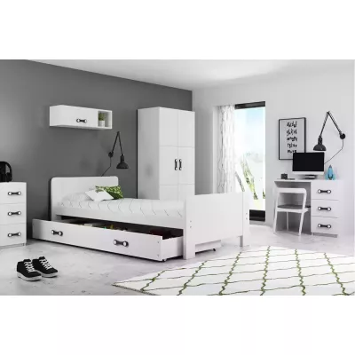 Jednolůžková postel 80x200 NASIA - bílá