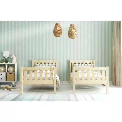 Dětská patrová postel 90x190 EUNIKA - borovice