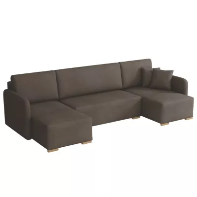 Sedačka do U na každodenní spaní LUIKA - šedá