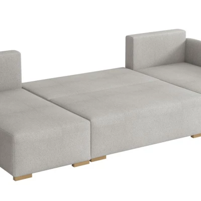 Sedačka do U na každodenní spaní LUIKA - špinavá bílá