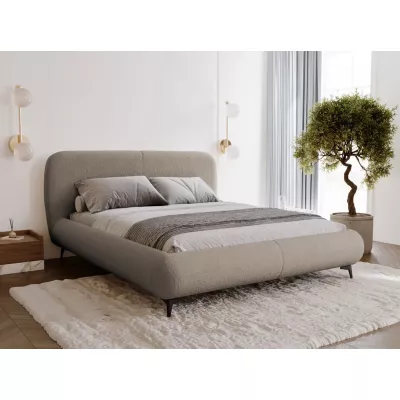 Postel s úložným prostorem 200x200 VLADA - béžovošedá