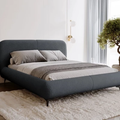 Postel s úložným prostorem 180x200 VLADA - antracitová