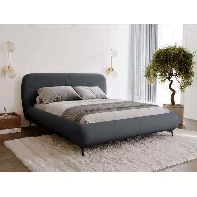 Postel s úložným prostorem 180x200 VLADA - antracitová