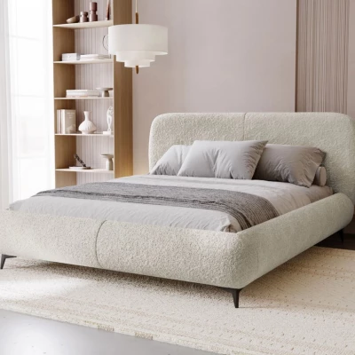 Postel s úložným prostorem 180x200 VLADA - béžová