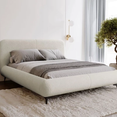 Postel s úložným prostorem 180x200 VLADA - béžová