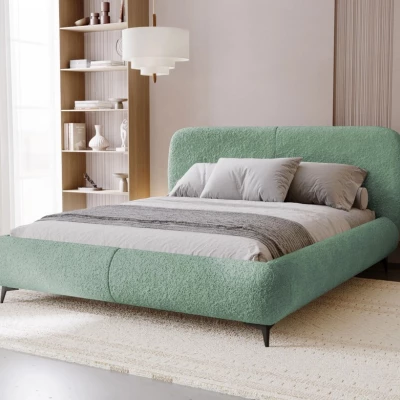 Postel s úložným prostorem 180x200 VLADA - mátová