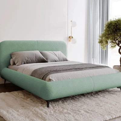 Postel s úložným prostorem 180x200 VLADA - mátová