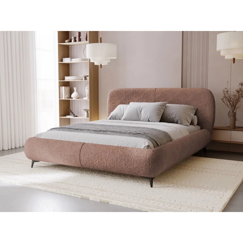 Postel s úložným prostorem 180x200 VLADA - růžová