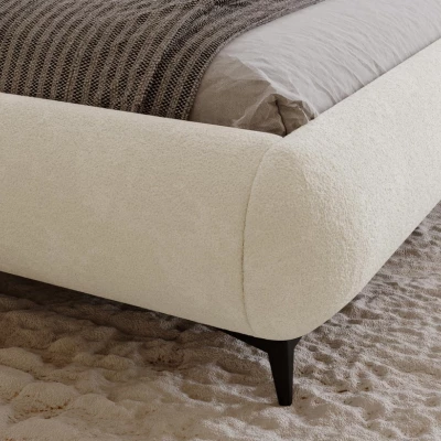 Postel s úložným prostorem 200x200 VLADA - růžová