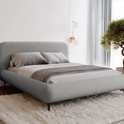 Postel s úložným prostorem 160x200 VLADA - šedá