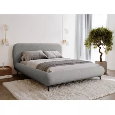Postel s úložným prostorem 160x200 VLADA - šedá