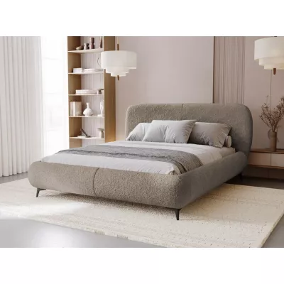 Postel s úložným prostorem 160x200 VLADA - béžovošedá