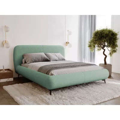 Postel s úložným prostorem 140x200 VLADA - mátová