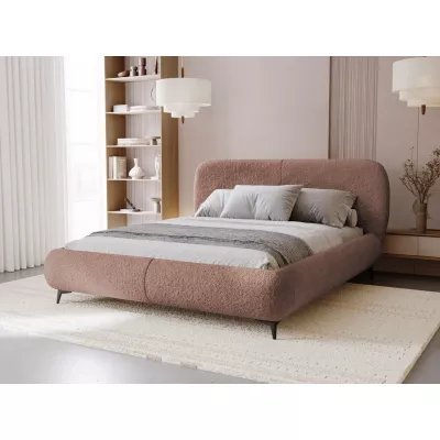 Postel s úložným prostorem 140x200 VLADA - růžová