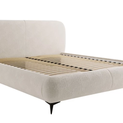 Postel s úložným prostorem 160x200 VLADA - smetanová