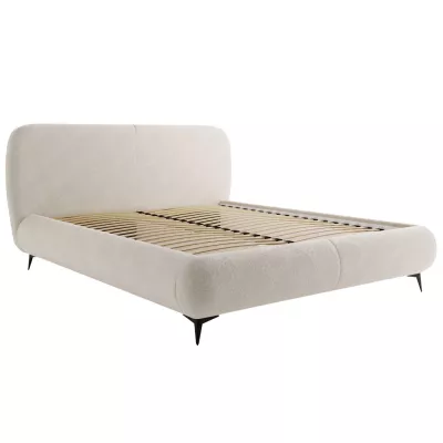 Postel s úložným prostorem 160x200 VLADA - smetanová