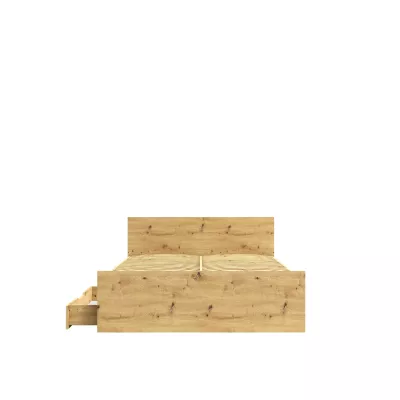 Manželská postel 160x200 ANDELINA - dub artisan