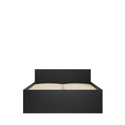 Manželská postel 160x200 ANDELINA - černá matná