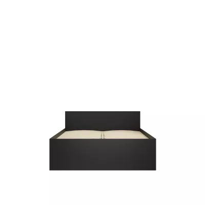 Manželská postel 160x200 ANDELINA - černá matná