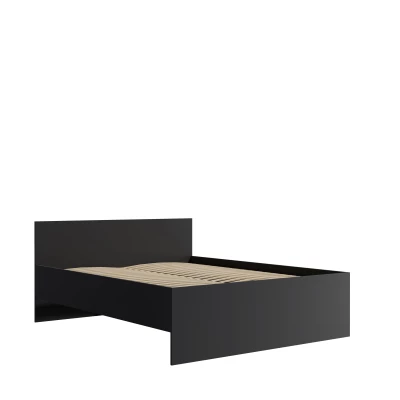 Manželská postel 160x200 ANDELINA - černá matná