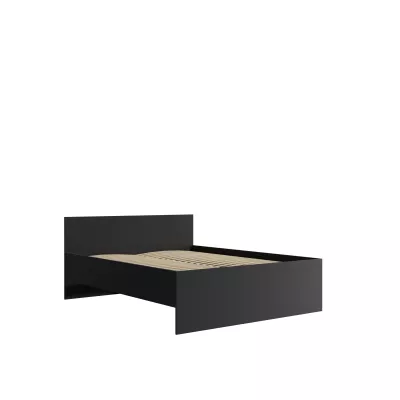 Manželská postel 160x200 ANDELINA - černá matná