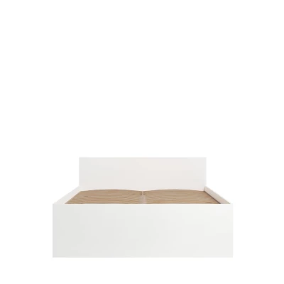 Manželská postel 160x200 ANDELINA - bílá matná