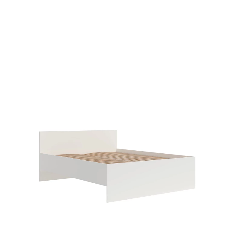 Manželská postel 160x200 ANDELINA - bílá matná