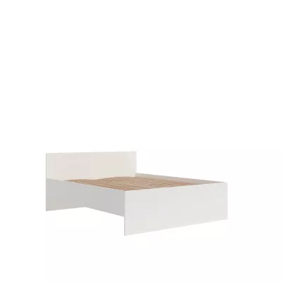 Manželská postel 160x200 ANDELINA - bílá matná