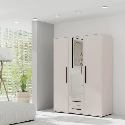 Kombinovaná šatní skříň 150 cm ANDELINA - kašmír