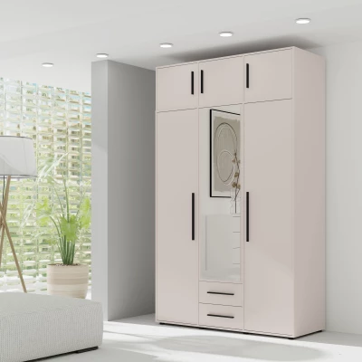 Nástavba na šatní skříň 150 cm ANDELINA - kašmír