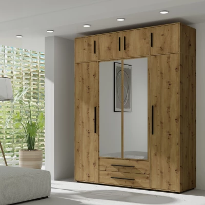 Nástavba na šatní skříň 198 cm ANDELINA - dub artisan